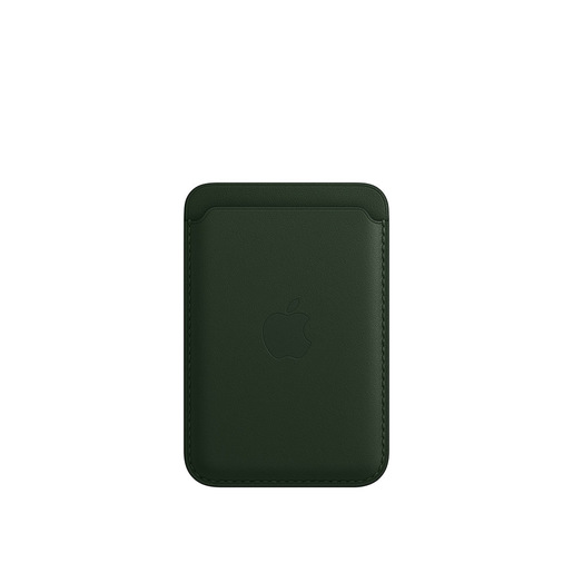 Image of Apple Portafoglio MagSafe in pelle per iPhone - Verde sequoia