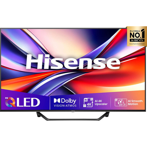Hisense 43A7Q 109,2 cm (43'') Qled 4K Ultra HD Smart TV Wi-Fi Nero 275 cd/m²