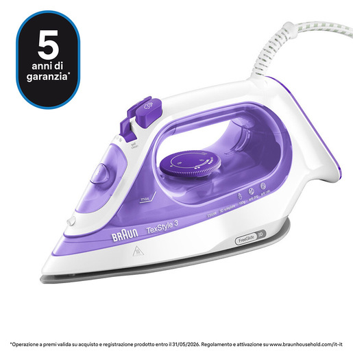 Image of Braun TexStyle 3 SI3042VI Ferro a vapore