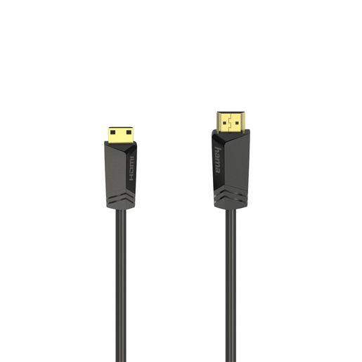 Image of Hama Cavo HDMI M/HDMI-C (mini) M, Hdmi High Speed with Ethernet, 1,5 metri,Ultra HD 4K, connettori dorati