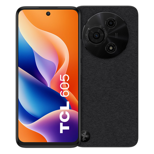 Image of TCL 605 16,9 cm (6.67'') Doppia SIM Android 15 4G USB tipo-C 4 GB 128 GB 5200 mAh Nero