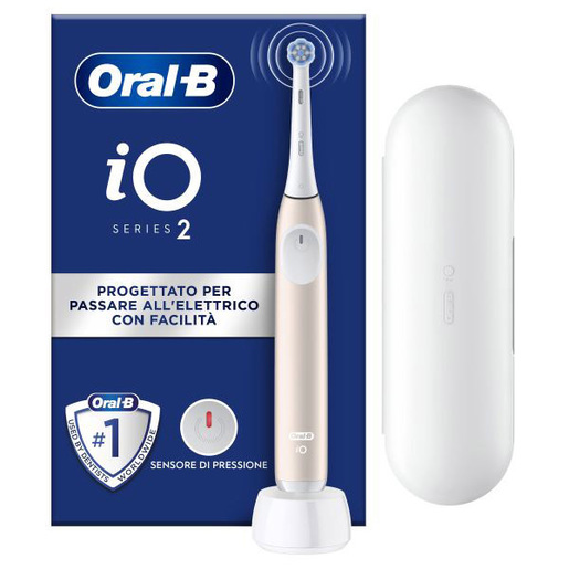 Image of Oral-B iO2 Adulto Spazzolino a vibrazione Rosa, Bianco