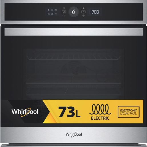 Whirlpool WOI4IS8PPM0SXA Forno Inox 17 funzioni, Pizza310° Cook4 Steam+ AirFry classe A+ 73Lt, Pirolisi+Idrolisi