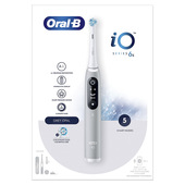 Braun Oral-B iO 6S Spazzolino Elettrico 5 Modalita' Tecnica Rotante Micro-Vibrazioni Grigio-image
