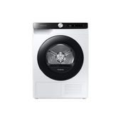 Samsung DV80T5220AE/S3 Asciugatrice A Caricamento Frontale Optimal Dry 8 Kg Classe A+++, Porta Nera + Panel Nero-image
