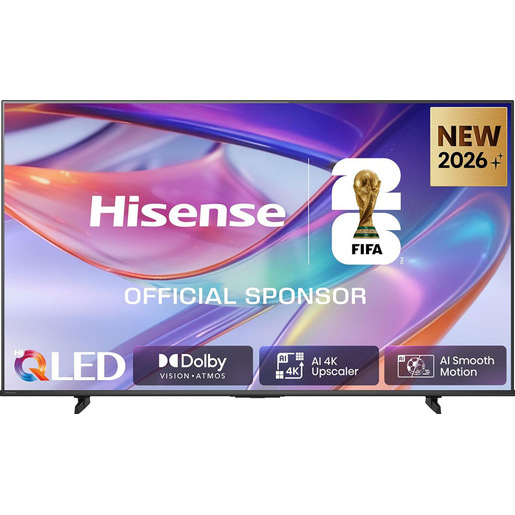 Hisense Smart TV QLED 85'' 4K TV 85Q7S, 60Hz, Audio Dolby Atmos, VIDAA OS con 1000+ APP, Dolby Vision IQ, HDR 10+, Game Mode Plus, Bluetooth, Wifi, Alexa