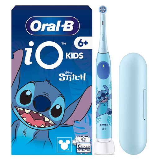 Image of Oral-B iO Kids Disney Stitch with Travel Case Bambino Spazzolino rotante Blu