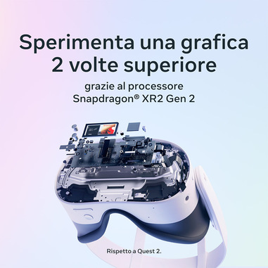Meta Quest 3S 128 GB | Visore VR - 33% in più di memoria