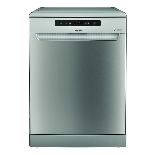Ignis IGDF FT A4X, Lavastoviglie 60 cm, Classe A, 14 coperti, Inox, 43 dBA, Terzo Cesto