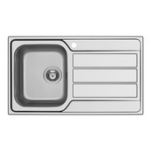 Schock Master D100 Sx Lavello Ad Incasso Rettangolare Acciaio Inossidabile-image