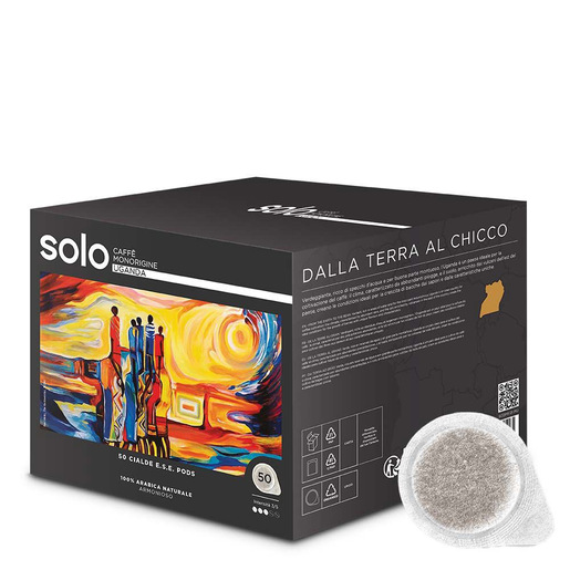 Image of Polti 50 Cialde SOLO Caffè Monorigine Uganda