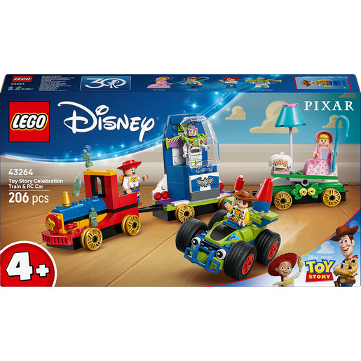 Image of LEGO Disney Toy Story: Treno e Auto RC celebrativi