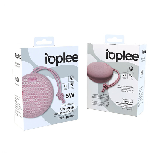 Image of IOPLEE Cassa Speaker Wireless 5W - Rosa