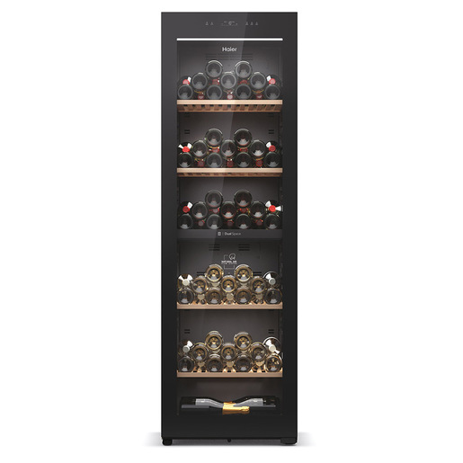Image of Haier Wine Bank 60 Serie 7 HWS236GDEH1 Cantinetta vino con compressore Libera installazione Nero 236 bottiglia/bottiglie