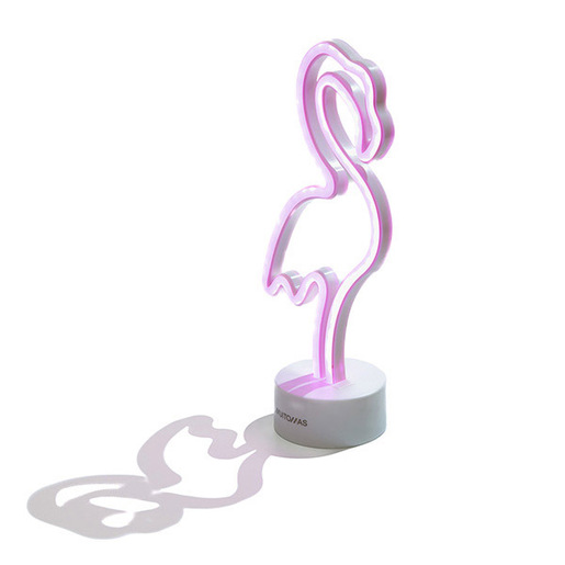 Image of Muitomas NEONTFLAMINGO lampada da tavolo Lampadina/e non sostituibile/i Neon Bianco