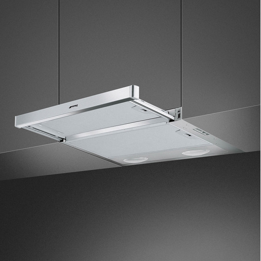 Image of Smeg KSET61E2 cappa aspirante Semintegrato (semincassato) Argento 310 m³/h
