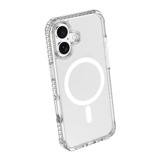Image of Cellularline Ultra Strong Mag - iPhone 17 Custodia ultra protettiva trasparente con bordi rinforzati in materiale anti-shock, progettata per assorbire