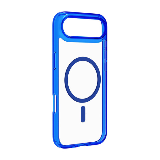 Cellularline Iconic Mag - iPhone Air Custodia trasparente con bordi colorati compatibile con ecosistema Magsafe