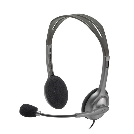 Image of        Logitech H111 Auricolare Cablato A Padiglione Ufficio Grigio