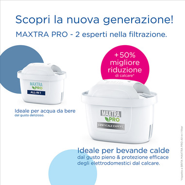 Filtri BRITA MAXTRA PRO Limescale Expert - Confezione Da 12, Riduzione Calcare, Per Caff&egrave; E T&egrave;