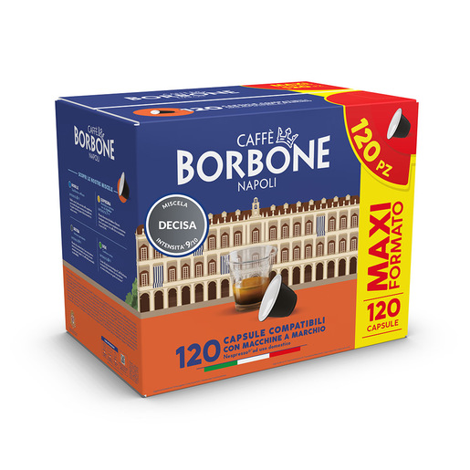 Image of Caffè Borbone Capsule per Nespresso Miscela Decisa Capsule caffè 120 pz