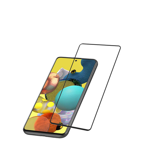Image of Cellularline Impact Glass Capsule - Galaxy A53 5G / A52 4G / A52 5G / A52s Vetro temperato resistente da bordo a bordo