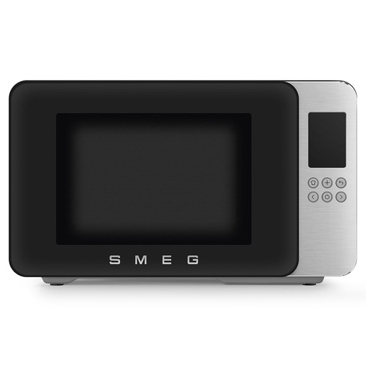 Image of Smeg MOC01BLMEU forno a microonde Nero Microonde con grill Superficie piana 29 L 1450 W