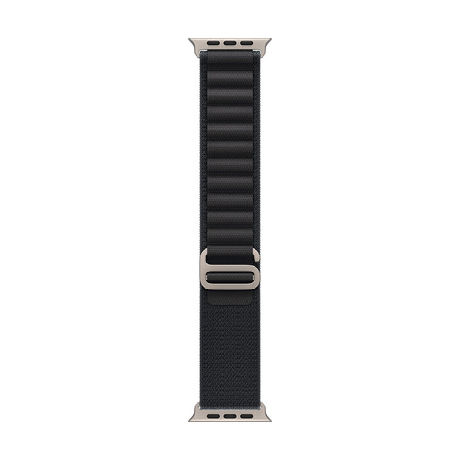 Apple Alpine Loop nero (49 mm) - Large - Titanio naturale