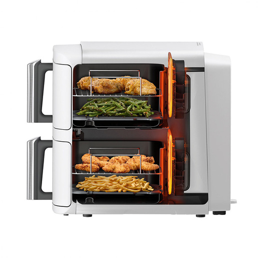 Image of Ninja SL400EUWH friggitrice Doppia 9,5 L Indipendente 2470 W Friggitrice ad aria calda Bianco