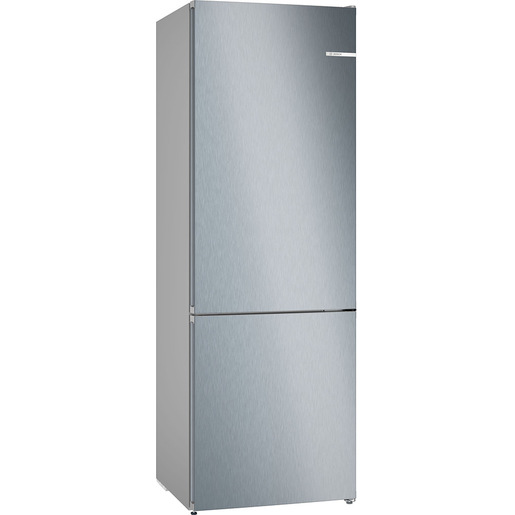Image of Bosch Serie 4 KGN492LDF Frigorifero Combinato da libera installazione 203 x 70 cm Metal look Classe D