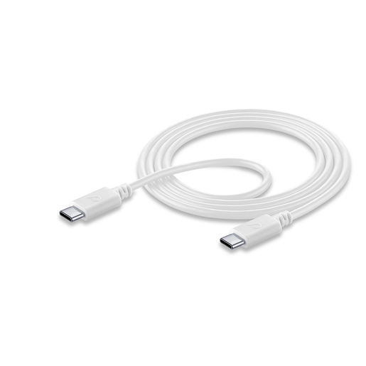 Image of Cellularline Power Cable for Tablet 120cm - USB-C to USB-C