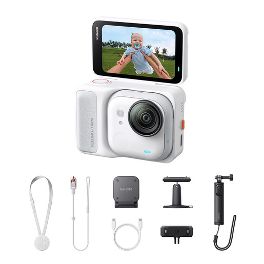 Image of Insta360 GO Ultra Standard Bundle fotocamera per sport d'azione 4K Ultra HD 25,4 / 1,28 mm (1 / 1.28'') Wi-Fi 52,9 g