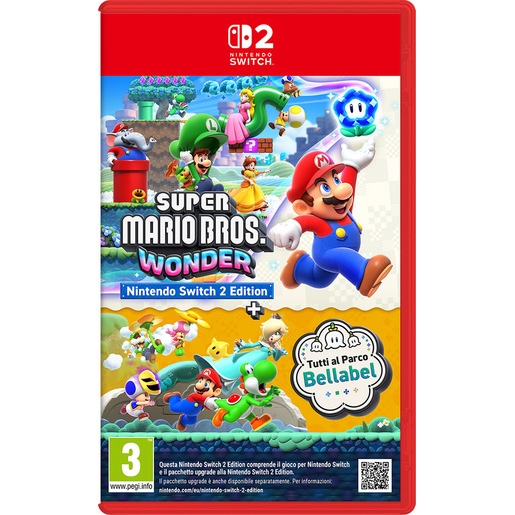 Image of Super Mario Bros. Wonder + Tutti al Parco Bellabel Nintendo Switch 2