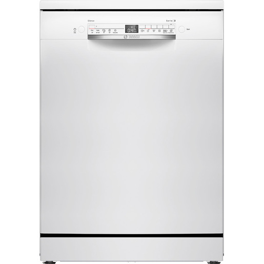 Bosch Serie 2 SMS2HTW02E Lavastoviglie da libera installazione 60 cm Bianco Classe D