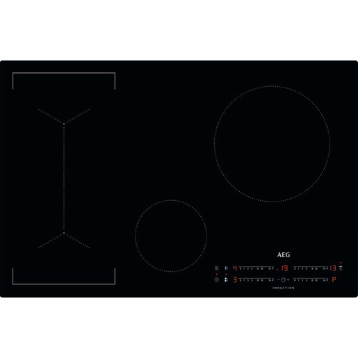 Image of AEG IKB84443IB Piano cottura ad induzione serie 6000 Bridge 80 cm