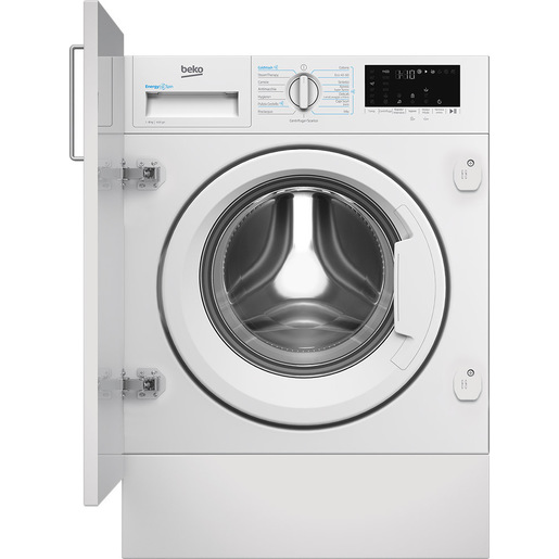 Beko b300 WIT8A4BW, Lavatrice da incasso Capacità 8kg, classe A, colore White, Motore Inverter BPM
