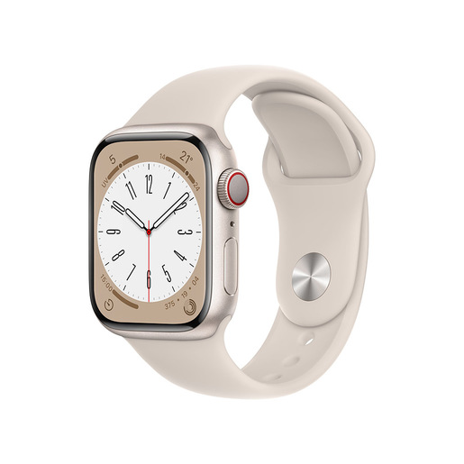Image of Apple Watch Series 8 GPS + Cellular 41mm Cassa in Alluminio color Gala
