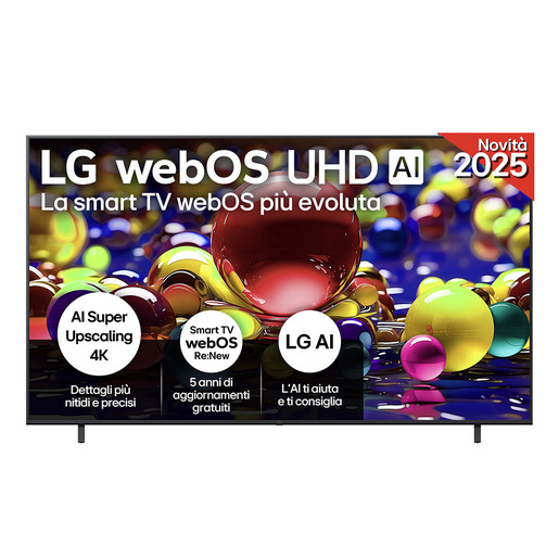 Image of LG UHD AI 86UA74006LB TV webOS Serie UA74 86'' 4K, ?7 Gen8, HDR10, 20W, 3 HDMI con Game Optimizer, Smart TV WebOS 2025