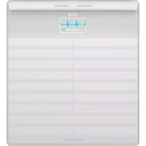 Image of        Withings Body Scan Quadrato Bianco Bilancia pesapersone elettronica