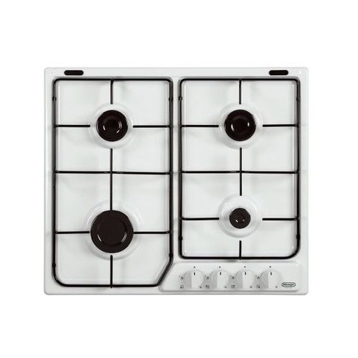 Image of De’Longhi YBF 46 ASV piano cottura Bianco Da incasso 58 cm Gas 4 Fornello(i)