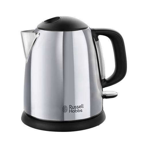 Image of Russell Hobbs Victory bollitore elettrico 1 L 2400 W Nero, Acciaio inox