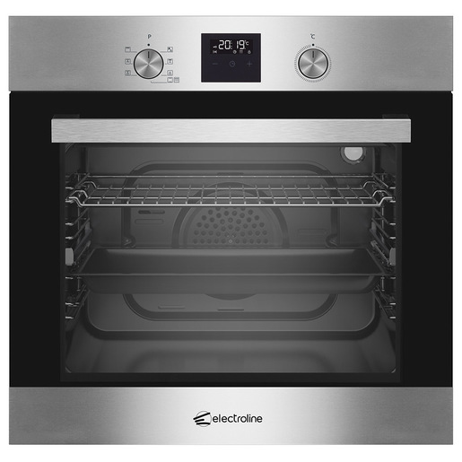 Image of Electroline SEOB-829MXPR forno 61L Acciaio inox pirolitico 8 funzioni display
