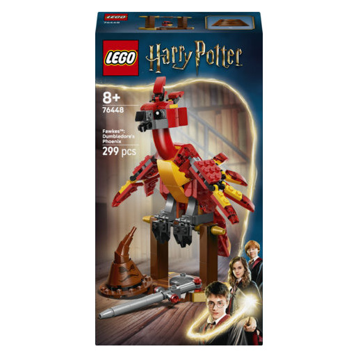 Image of LEGO Harry Potter 76448 Fanny: la Fenice di Albus Silente, Giocattolo con Figura di Uccello Costruibile, Regalo per Bambini 8+