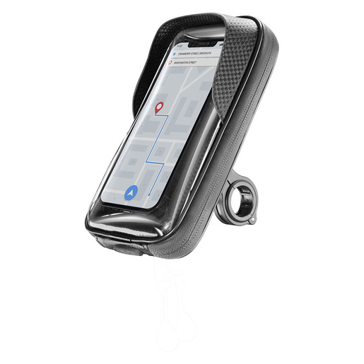 Cellularline Rider Shield - Universal Supporto smartphone impermeabile da manubrio