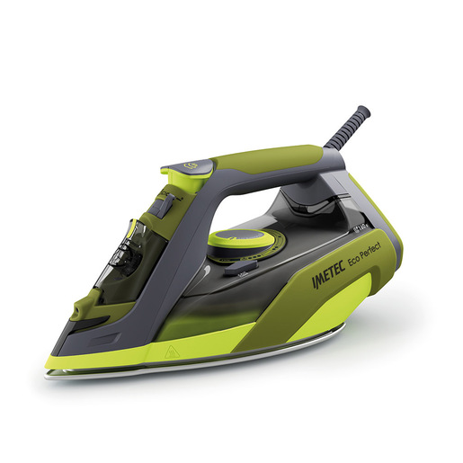 Image of Imetec Eco Perfect Ferro da Stiro a Vapore, Risultati Ottimi con -35% di Acqua e -25% di Consumo Energetico, Piastra con Rivestimento Pro Ceramic, Tri