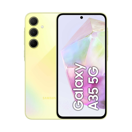 Samsung Galaxy A35 5G Display FHD+ Super AMOLED 6.6'', Android 14, 8GB RAM, 256GB, Dual SIM, Batteria 5.000 mAh, Awesome Lemon