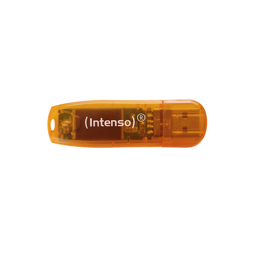 Image of Intenso USB 2.0 Rainbow 64GB Arancio