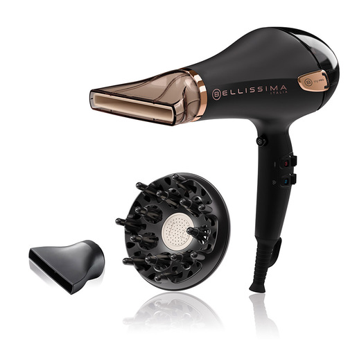 Image of Bellissima Imetec Ceramic P5 3800, Asciugacapelli Professionale Per Capelli Morbidi e Luminosi, Tecnologia Ceramica, Potenza 2300 W, Ionizzatore, Diff