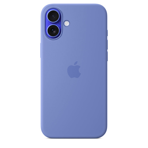 Image of Apple Custodia MagSafe in silicone per iPhone 16 Plus – Pervinca