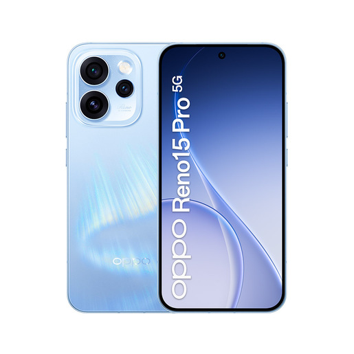 OPPO Reno15 Pro 5G AI Smartphone, Tripla fotocamera 200+50+50MP, Selfie 50MP, Display 6.32'' 120HZ AMOLED FHD+, 6200mAh, RAM 12GB(Esp4GB/8GB/12GB)+ROM 51